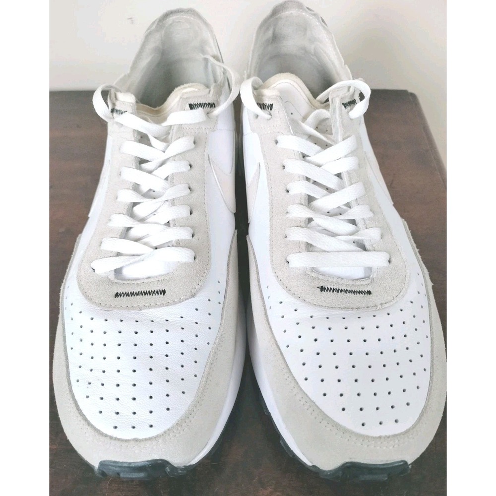 Nike Waffle One Leather White Phantom Neutral Grey Men's Size 13 DX9428-100